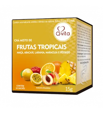 Chá Misto Frutas Tropicais c/ 10 Sachês 15g