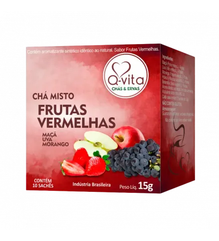 Chá Misto Frutas Vermelhas 10 Sachês 15g