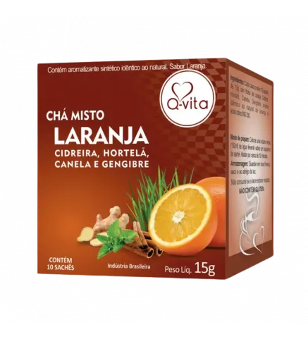 Chá Misto Laranja e Especiarias 10 Sachês 15g