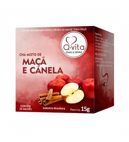 Chá Misto Maçã e Canela 10 Sachês 15g