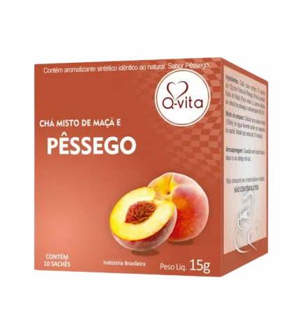 Chá Misto Maçã e Pêssego 10 Sachês 15g