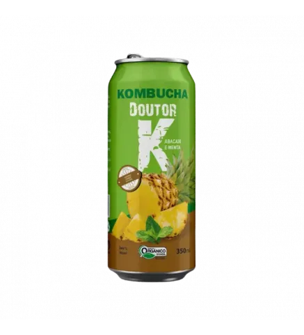 Kombucha Dr K Abacaxi e Menta 350 ml