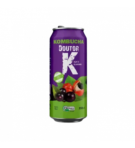 Kombucha Dr K Açaí e Guaraná 350 ml