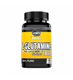 L-Glutamine 1000 Amino Acid, 100% Pure 120 Cáps, Unilife