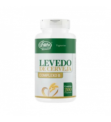 Levedo de Cerveja Complexo B 450mg 200 Comp., Unilife
