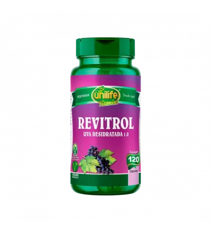 Revitrol Uva Desidratada Vegan 60 Cáps, Unilife