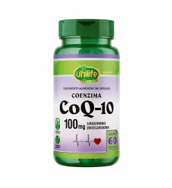 Coenzima CoQ-10 Ubiq. 100mg 60 Caps, Unilife