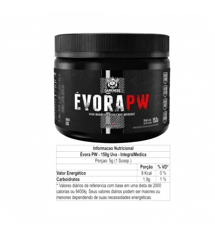 Évora PW 150g Darkness Pre-Treino Uva, Intermédica
