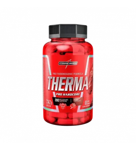 Therma Pro Hardcore Caffeine 285mg 46,2g 60 Cápsulas, Integralmédica