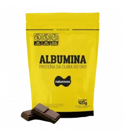 Albumina Chocolate 420g, Naturovos