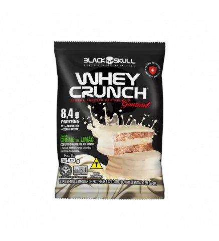 Alfajor Whey Creme de Limão 50g, Black Skull