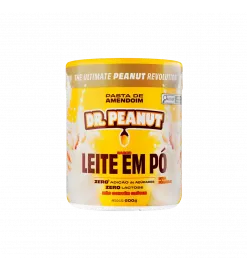 Pasta de Amendoim Leite em Pó Zero 600g, Dr. Peanut
