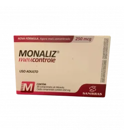 Monalizy meucontrole 650mg 30 Comp., Sanibras