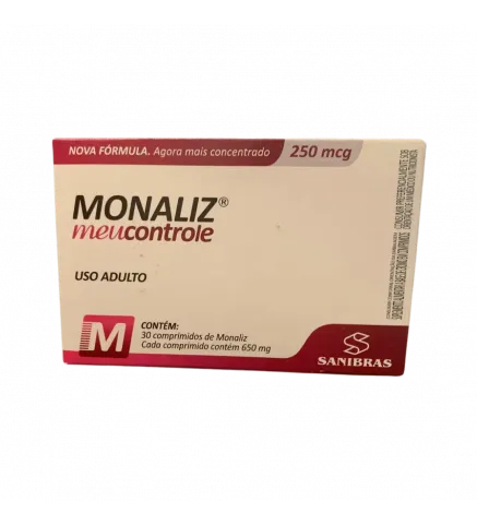 Monalizy meucontrole 650mg 30 Comp., Sanibras