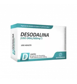 Desodalina Uso Oral 600mg 60 Cáps, Sanibras