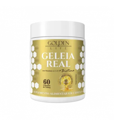 Geleia Real Goden Life 250mg 60 Cáps, ApisVida