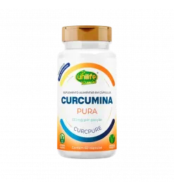 Curcumina Pura Vegan 130mg 60 Cáps, Unilife