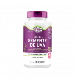 Óleo de Semente de Uva 1.000ml +Ômegas 60 Cáps, Unilife