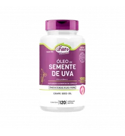Óleo de Semente de Uva 1.000ml +Ômegas 120 Cáps, Unilife