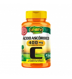 Ácido Ascórbico 400mg 120 Cáps, Unilife