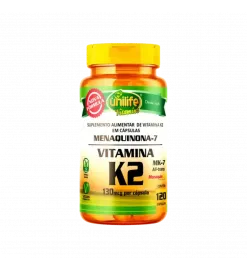 Menaquinona-7 Vitamina K2 130mcg 120 Cápsulas da Unilife