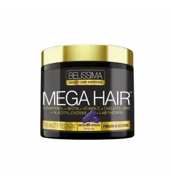 Mega Hair Multivitamínico 60 Cáps, Belíssima