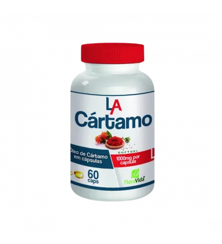 Óleo de Cártamo LA 1.000mg 60 Cáps, Flora Vida