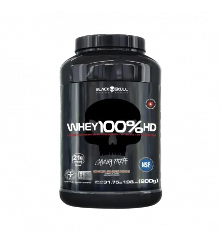 Whey 100% HD Chocolate 900g, Black Skull