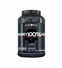 Whey 100% HD Baunilha 900g, Black Skull